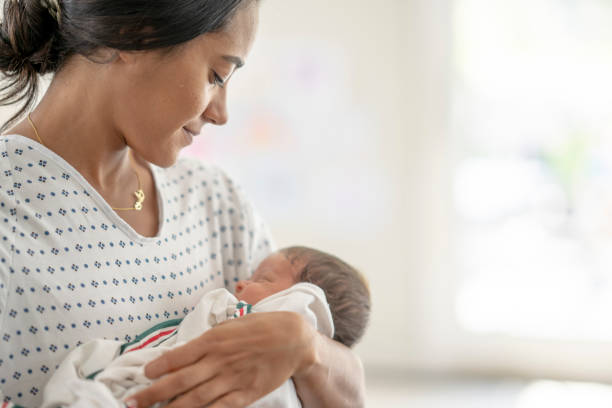 istock Newborn and His Mother 1428852198
