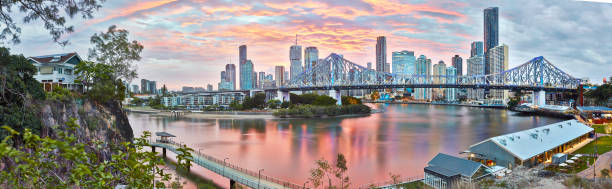 storey bridge 3 - brisbane stok fotoğraflar ve resimler