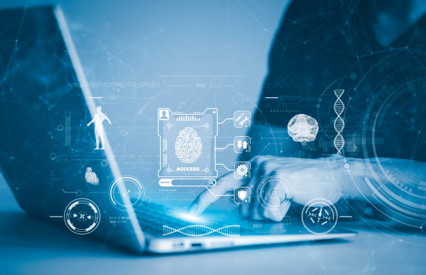 istock Security password login online concept  Hands typing and entering username and password of social media, log in with smartphone to an online bank account, data protection from hacker 1428910806