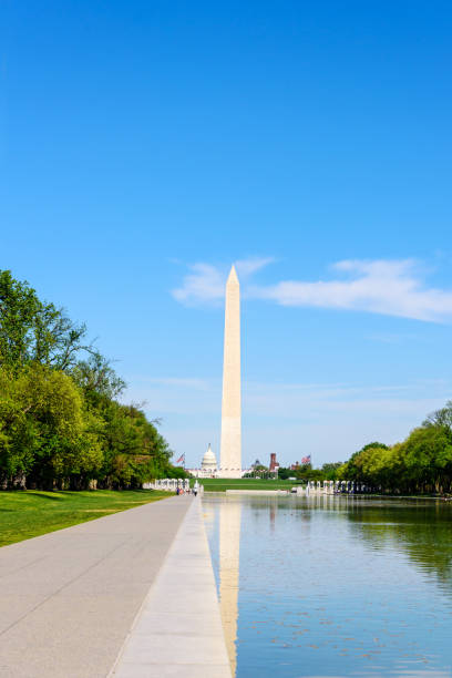 istock Washington DC Skyline in spring, Washington Monument 1428925250