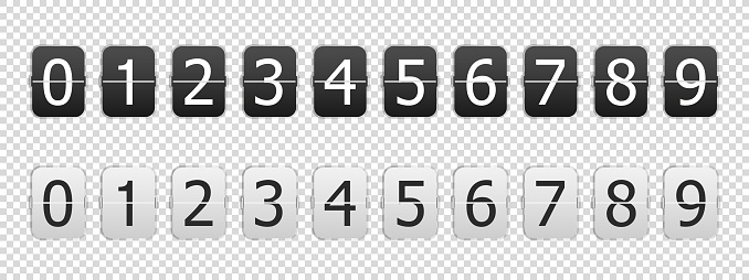 Countdown Plates Number Plates Clock Counter Timer Flip Countdown Time Remaining ...