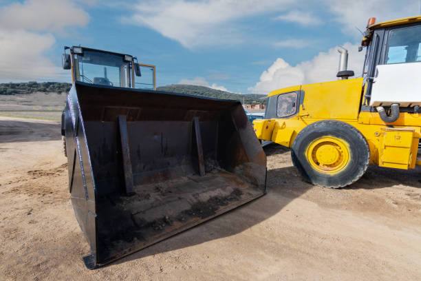 istock An excavator at a road construction site 1428931783