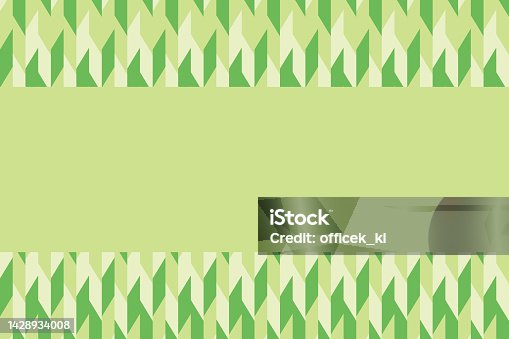 istock Light-green background with irregular geometric patterns and copy space. 1428934008