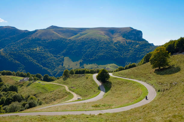 istock Motorbyke riding in mountains 1428939437