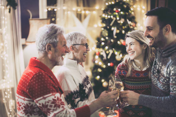 istock Champagne toast on New Year's Eve! 1428940515