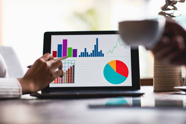 istock Business team collaboration discussing working analyzing with financial data and marketing growth report graph in team, presentation and brainstorming to strategy planning making profit of company. 1428956660