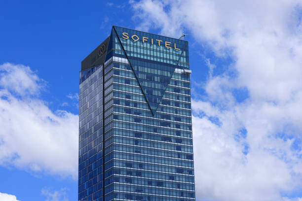 Sydney, Australia - September 28,  2022: The Sofitel hotel, located in Darling Harbour, Sydney.
