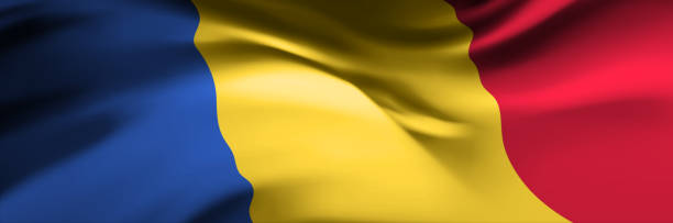 istock National flag of Romania 1428973657