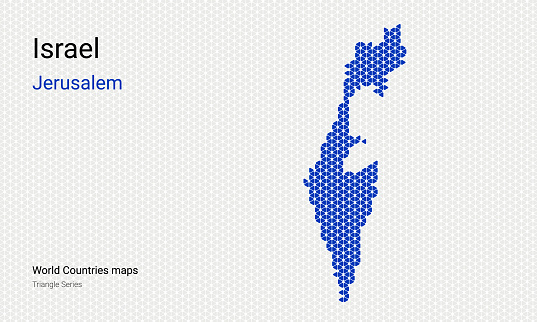 Israel Map Vector Israel Vector Map Stock Illustration - Download Image Now - Abstract ...