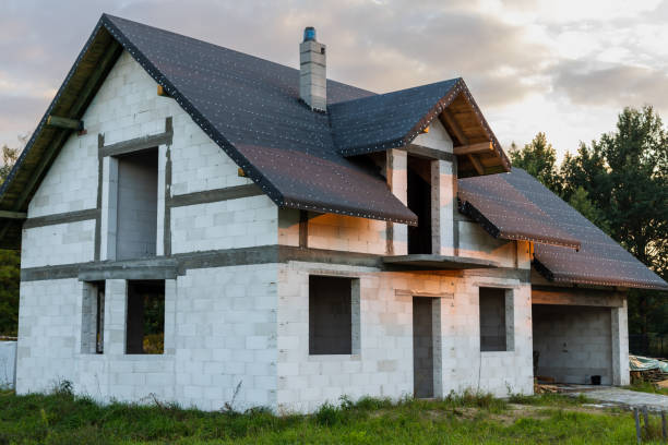 istock Modern house under construction in Cetral Europe 1428988128