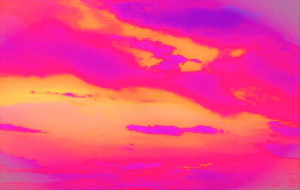 istock Hot pink and Yellow Background 1428994316