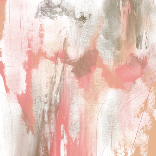 istock Abstract painted textured background, creative art design background, colour texture, brush strokes. Modern contemporary art background. Self made. artistic digital painted background. 1428995986
