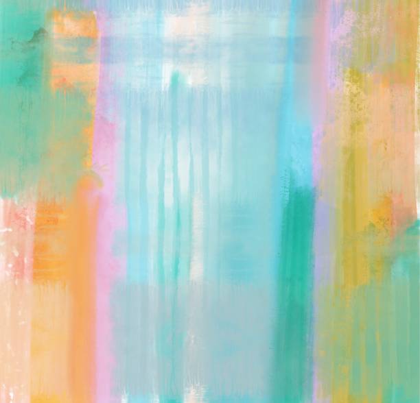 istock Abstract painted textured background, creative art design background, colour texture, brush strokes. Modern contemporary art background. Self made. artistic digital painted background. 1428995992