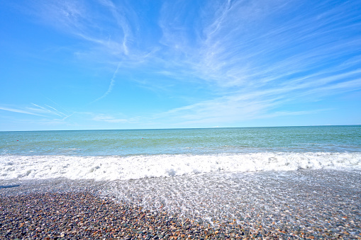 Headlands Park on Lake Erie in Northeast Ohio is a great place to relax and watch the sunset.