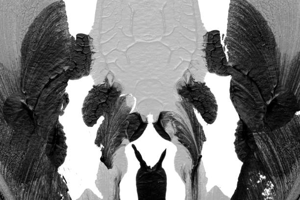 istock black white abstract acrylic painting color texture on white paper background by using rorschach inkblot method 1429019541
