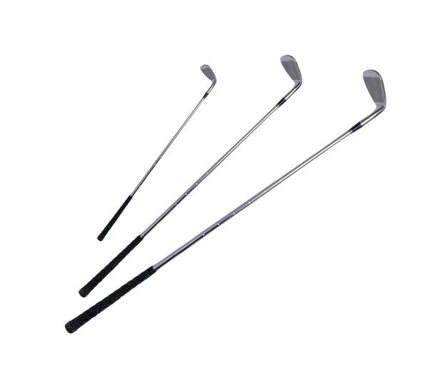 istock Golf clubs isolated over a white 1429025131