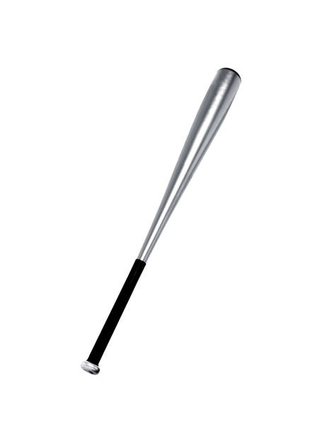 アルミ野球バット - baseball baseball bat bat isolated ストックフォトと画像