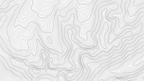 ilustrações de stock, clip art, desenhos animados e ícones de topographic map vector abstract background - relief map topography extreme terrain mountain