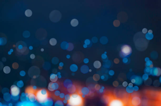 istock Blurred bokeh light background, Christmas and New Year holidays background 1429040168