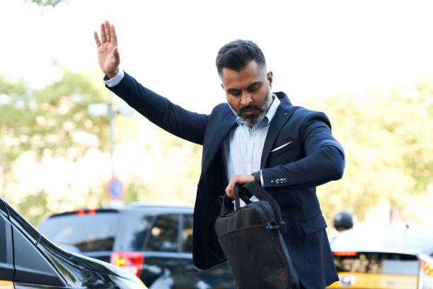 istock A businessman in a hurry on the move. 1429046832