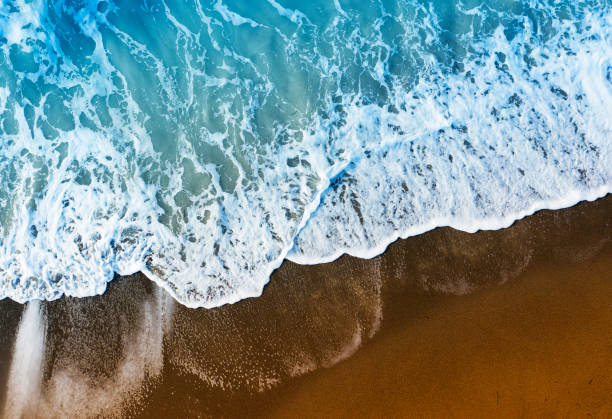 istock Clean sandy beach  Aerial view. Copy Space. 1429058807