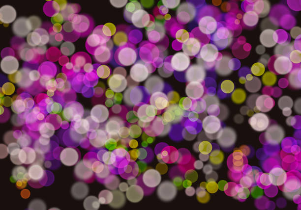 Beautiful colorful bokeh backgrounds for apps. web design web page banner greeting card illustration design