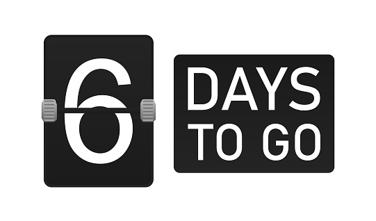 days to go 0. Count down the remaining days. the number of days left until the sale and promotion. There are nine, eight, seven, six, five, four, three, two, one, zero days left