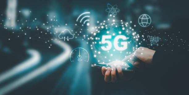 istock Global network connection 5G on hand business man.Global network connection 5G with icon concept, technology network wireless systems and internet of things, new technologies coming up in the future. 1429093507
