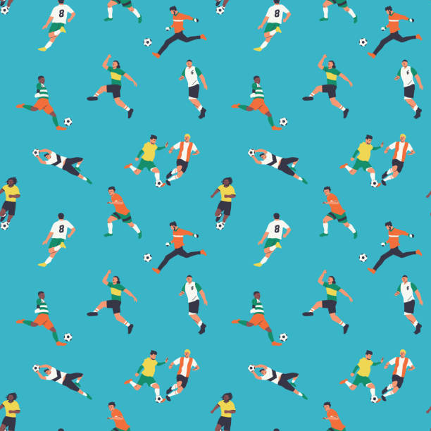 Goalkeeper Pattern 5,700+ Football Repeating Pattern Stock Photos, Pictures & Royalty-Free ...