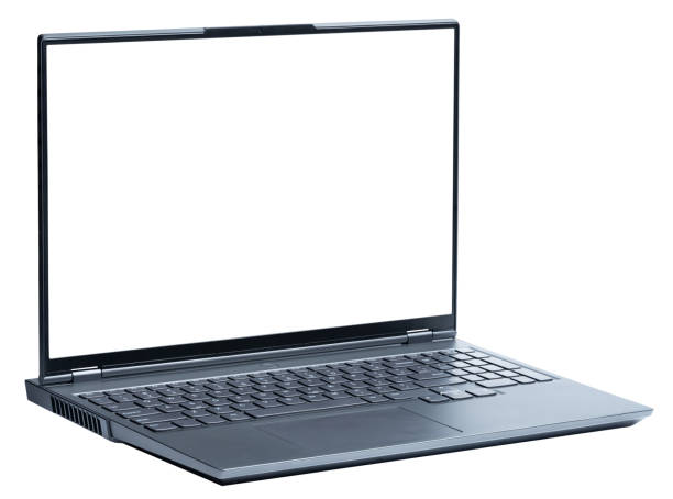 istock Isometric view of open laptop 1429128318