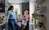 istock Happy mother and daughter bonding at home 1429136148