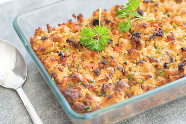 istock Homemade oyster cornbread Stuffing 1429140172