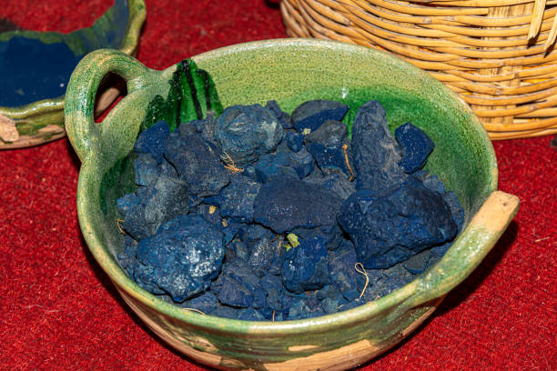 istock Indigo for coloring textiles in color blue, Oaxaca, Mexico 1429168278