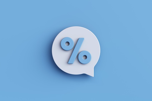 Percentage Sign, Three Dimensional, Cut Out, Giving, Circle