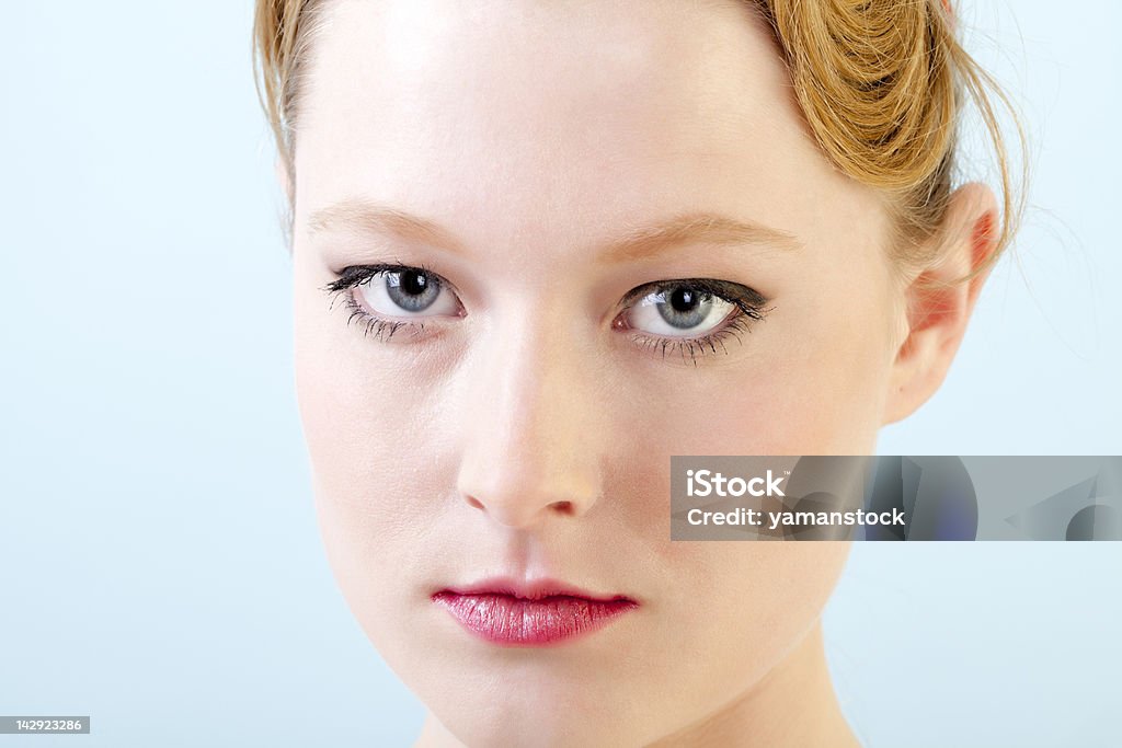 Gesicht von jungen schönen Lady - Lizenzfrei Attraktive Frau Stock-Foto