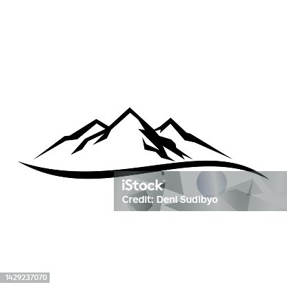 istock Mountain icon vector design templates 1429237070