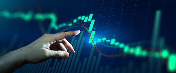 istock Trading data index investment growth chart. Cryptocurrency and Forex Concept. 1429247781