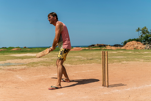Cricket paying in Sri Lanka