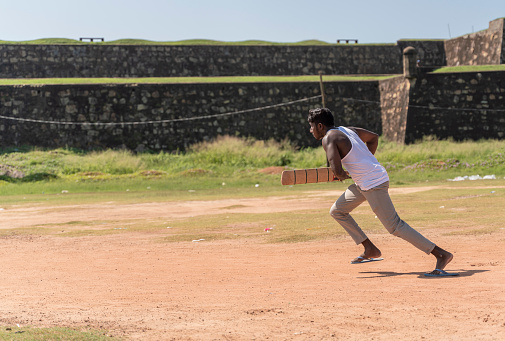 Cricket paying in Sri Lanka