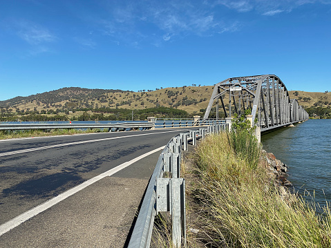 The Bethanga or BellBridge Bridge is a steel truss road bridge that carries the Riverina Highway across Lake Hume, an artificial lake on the Murray River in Australia.