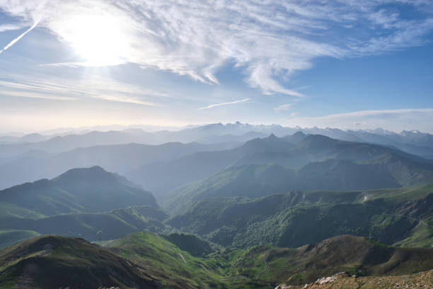 istock sunrise in the mountains of the Pyrenees. 1429264686