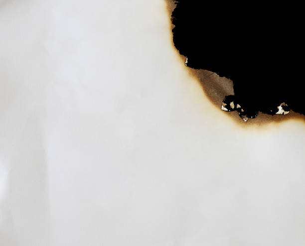 istock burnt paper frame for texture overlay. damaged white paper with burnt stain background. blank ripped paper edge for a design element. 1429264749