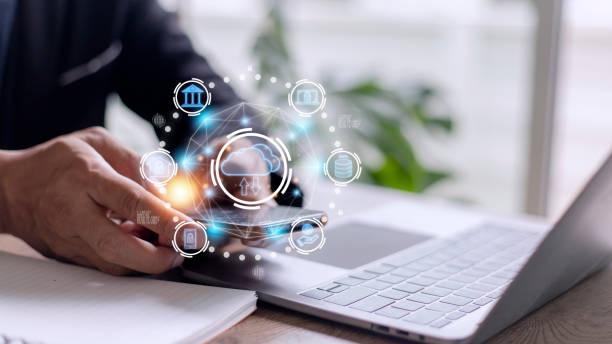 istock Cloud computing is a type of technology that allows you to store Storage of information. Concept of networking and internet service. 1429268777