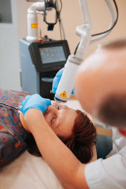 istock Fractional ablative laser rejuvenation affects the deep layers of the dermis 1429270322
