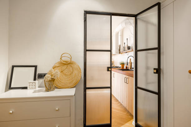 istock Stylish interior of apartment hallway 1429270552