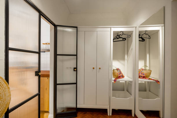istock Stylish interior of apartment hallway 1429270749