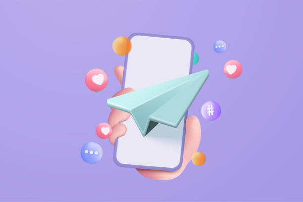 istock 3d paper plane to send new message plane on mobile phone in business hand. Minimal email sent letter to social media marketing. Subscribe to newsletter. 3d plane flight icon vector render illustration 1429280477