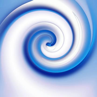 Beautiful white-blue swirl background.