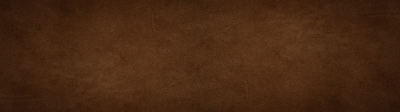 Old brown dark rustic leather - Suede, buckskin background banner panorama long