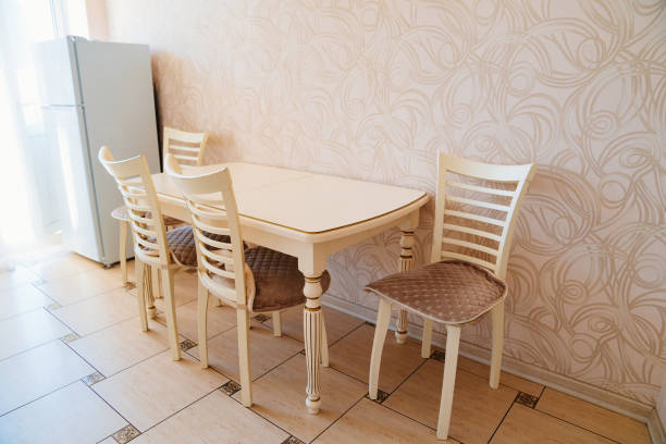 istock table, chairs and accessories for the kitchen in a classic style. interior 1429294063